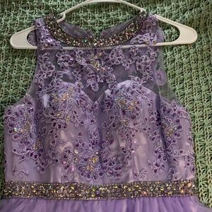 This a dress I worn for a sweet 15.